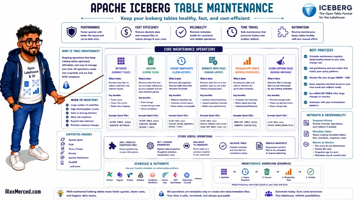 Apache Iceberg Table Maintenance Operations
