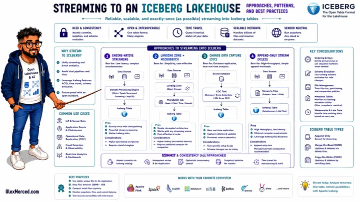 Streaming to an Apache Iceberg Lakehouse